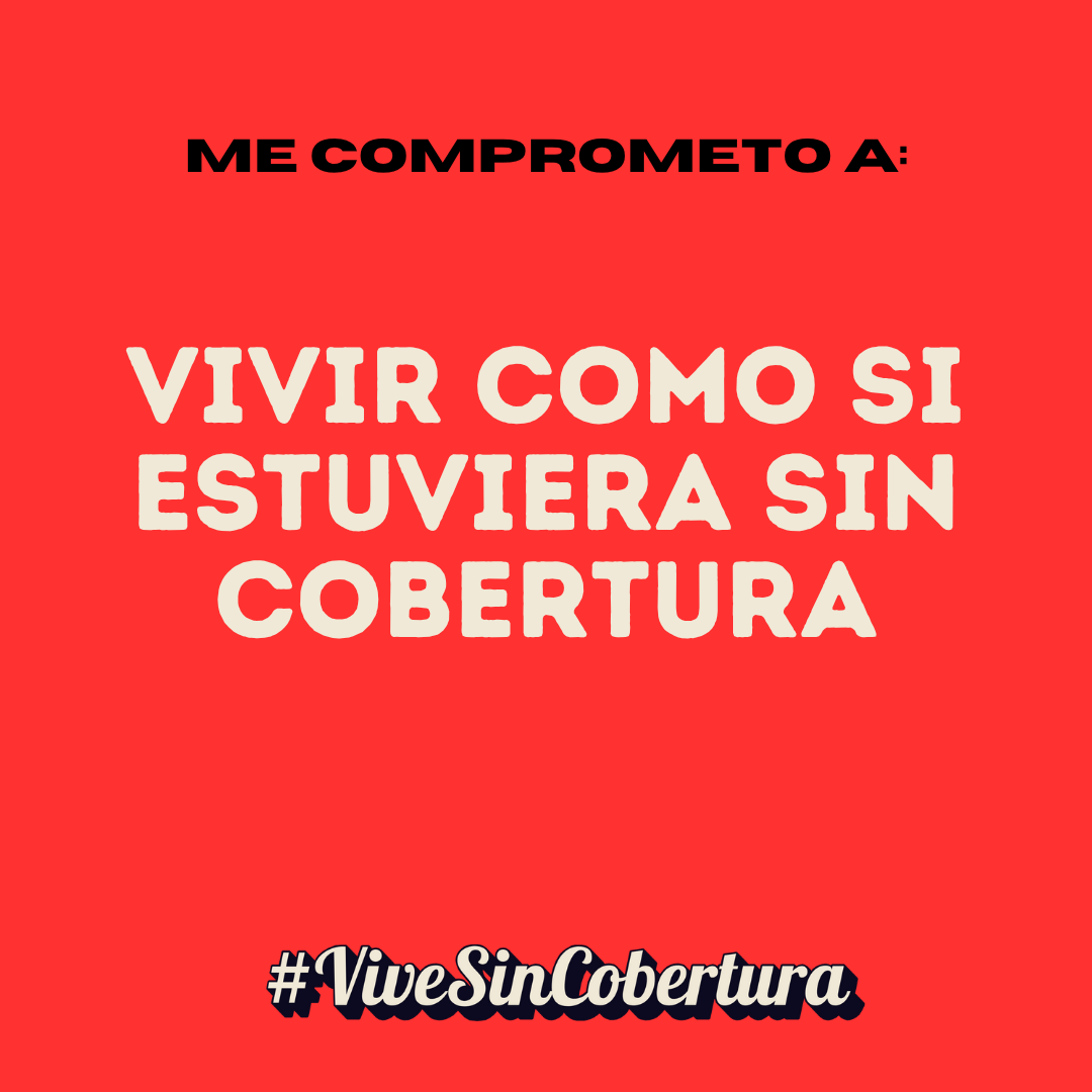 Vivir como si estuviera sin cobertura